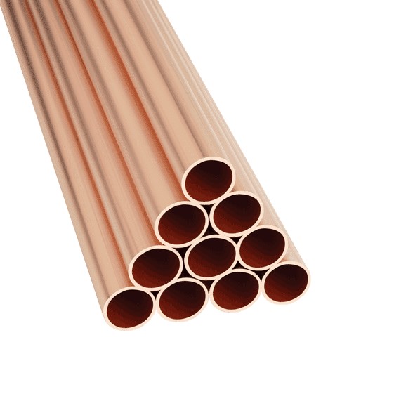 Koperen buis 6 x 1.0mm L = 1-5 mtr.