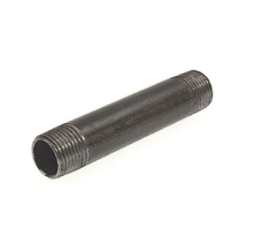 Pijpnippel 1/8", zwart