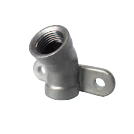 RVS, muurplaat 1/2" No. 472