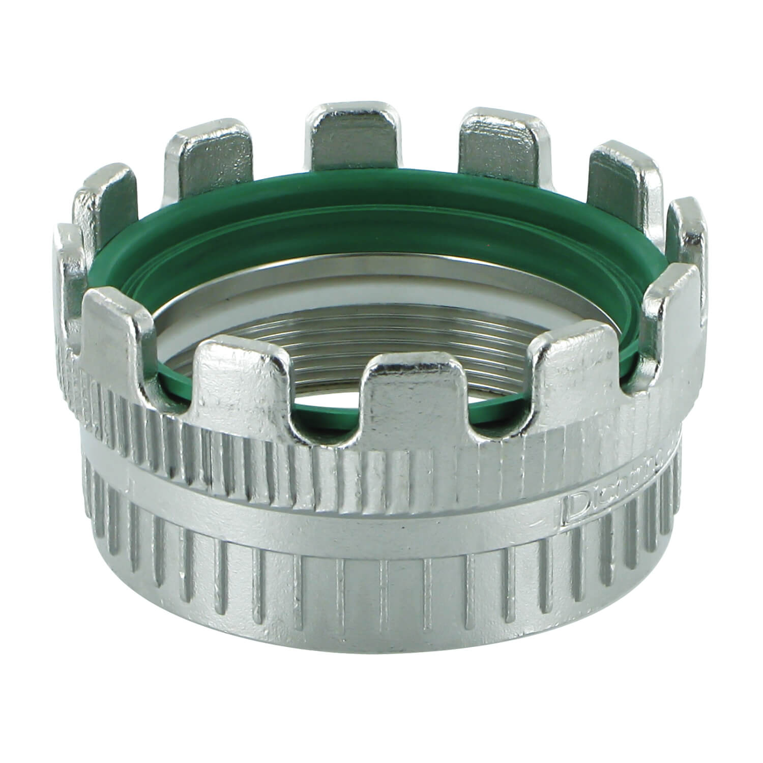 TW koppeling kroonring, DN50, RVS, type