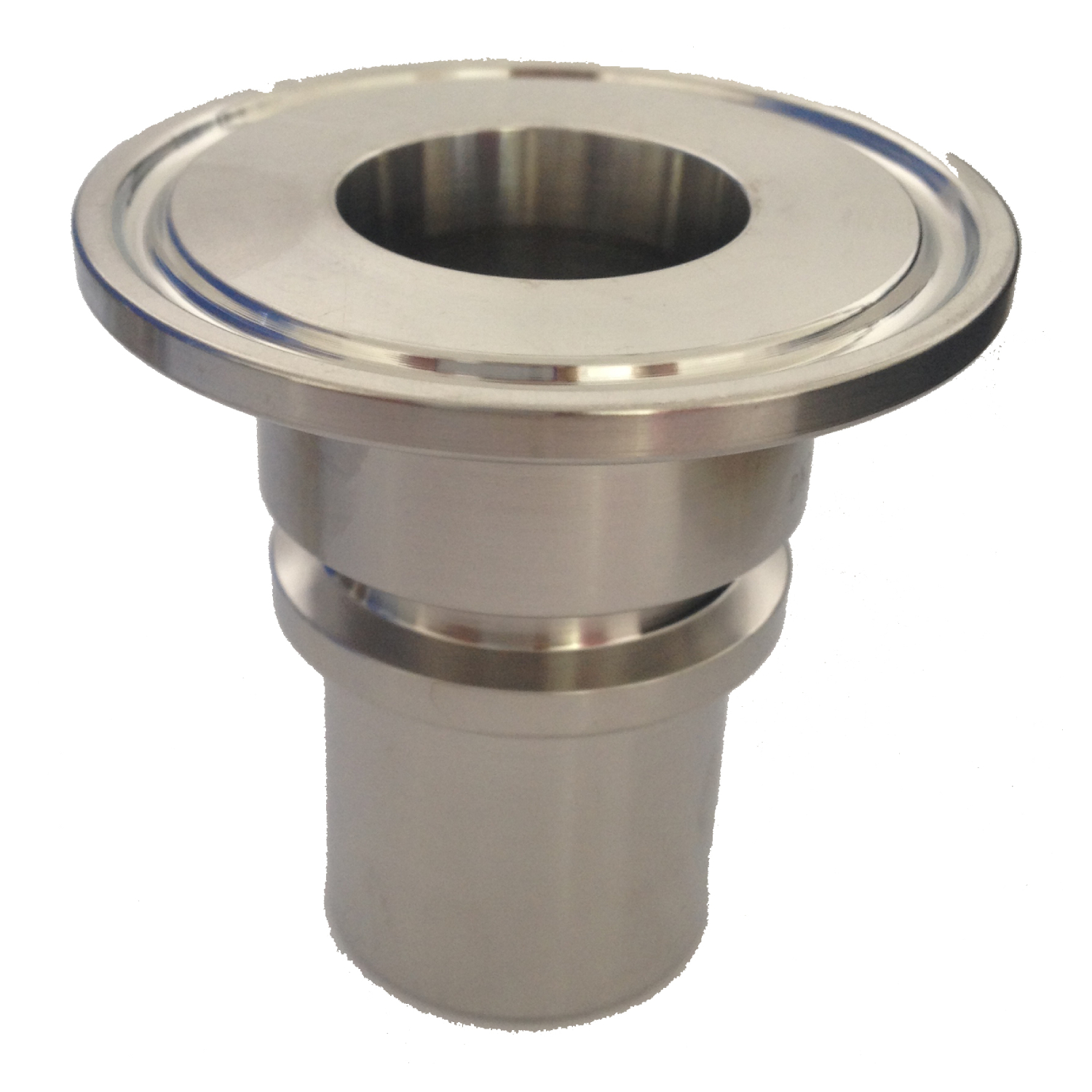 Tri-Clamp, RVS316T ferrule met gladde tu