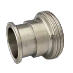 Tri-Clamp, RVS316T, adapter, Clamp x DIN