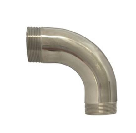 Tri-Clamp, RVS316T, bocht 90°, 2xbu.dr.