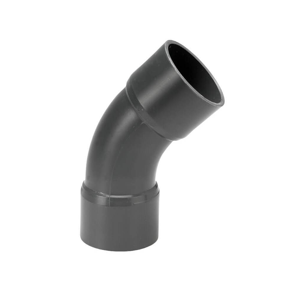 Bocht PVC-U 45°, MxM