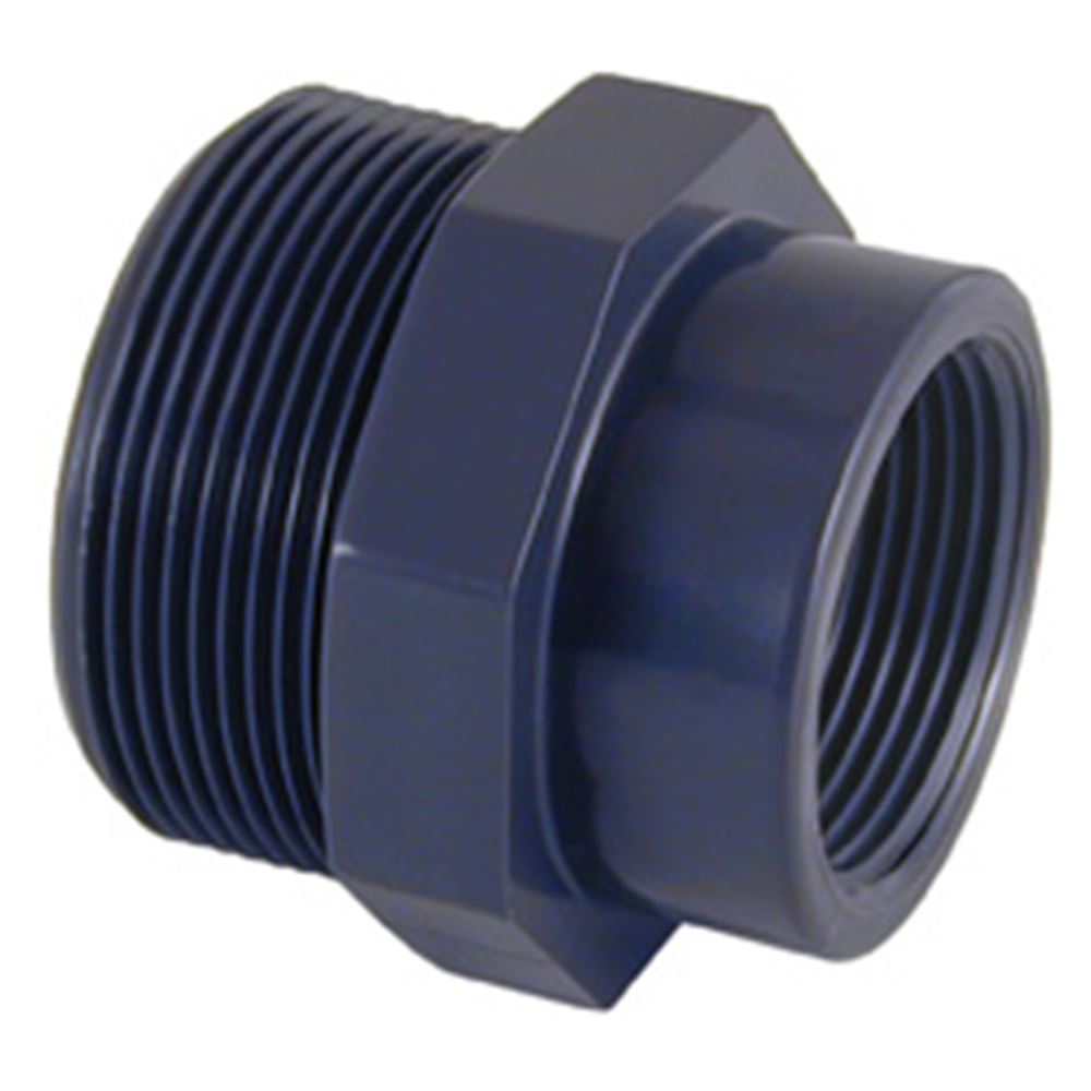Soknippel PVC-U 1/2 x 3/4 bu.bi.dr.