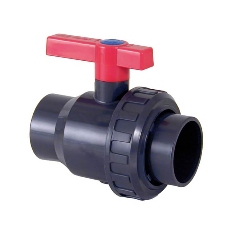 Kogelkraan PVC-U 1-wartel