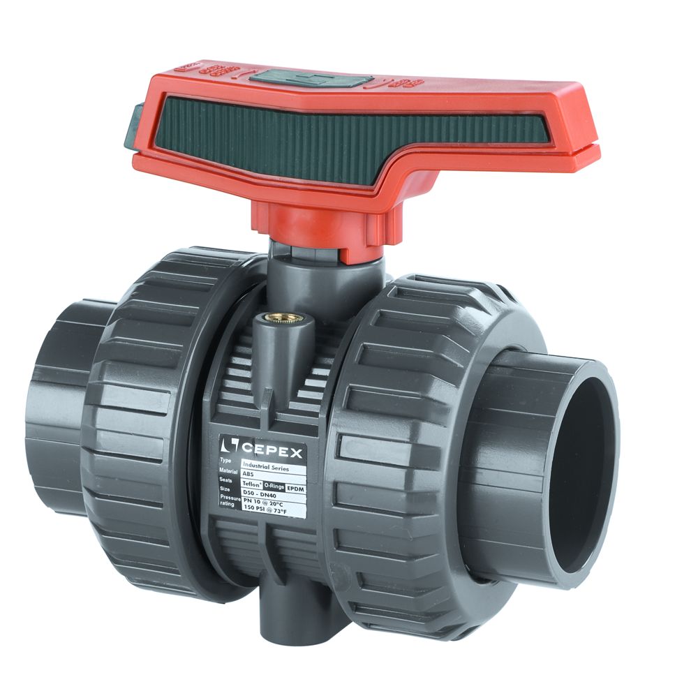Kogelkraan PVC-U bi-dr. 2 wartels