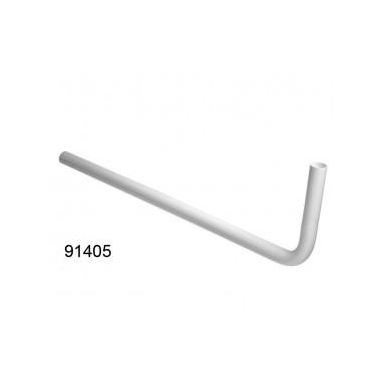 Vloerb. wit PVC, 750x220x32mm