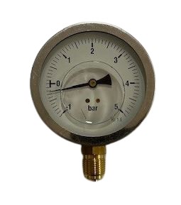 Manometer nat 100mm, -1 - 3, 1/2" oa