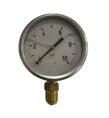 Manometer nat 100mm, -1 - 3, 1/2" oa