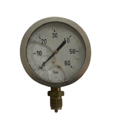 Manometer nat 100mm, -1 - 3, 1/2" oa