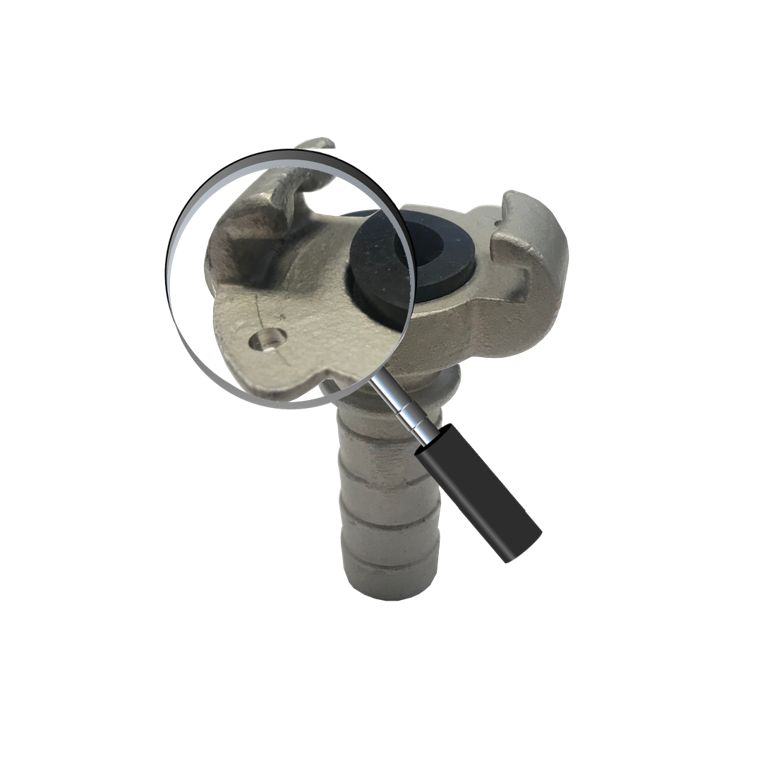 Snelkoppeling RVS 304, slangtule