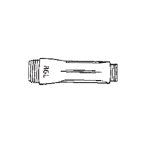 STANY Handgreep 3/4"x1/2", nylon, 100 mm