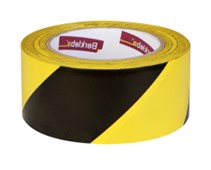 Vloermarkeringtape, Geel/Zwart