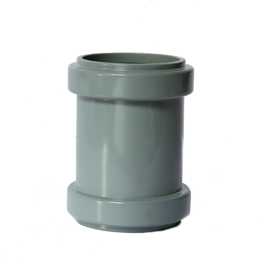 PVC Overschuifmof, M/M grijs