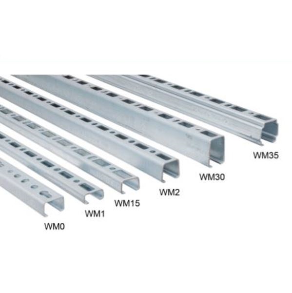 Montagerail WM, L = 2 mtr.