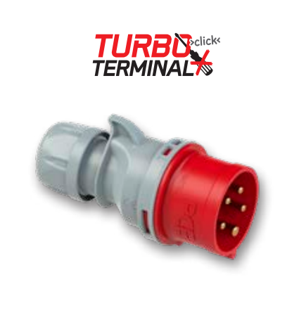 PCE SHARK TT stekker IP44/54 16A 4-P Rd.