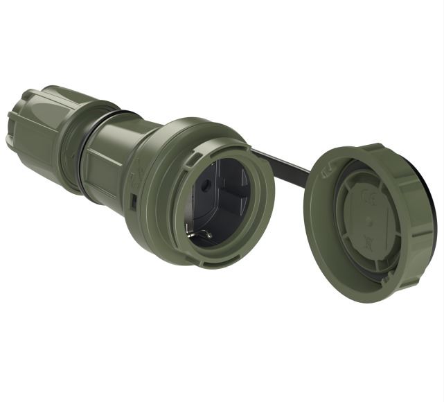 PCE Schuko Machinestekker NATO, 230Vac